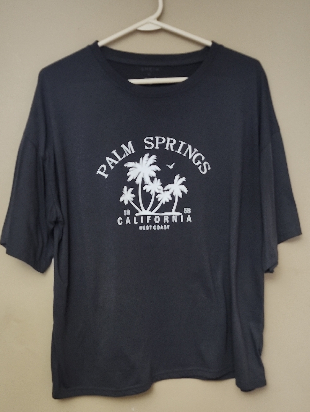 Palm Springs Graphic Tee - Navy Blue